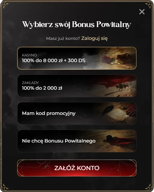 Casina Wybór bonusu